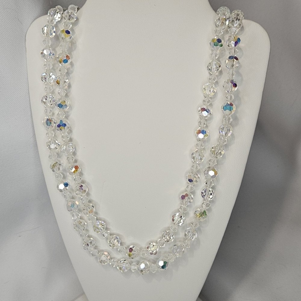 Deauville Crystal Choker Double stranded Necklace NWT